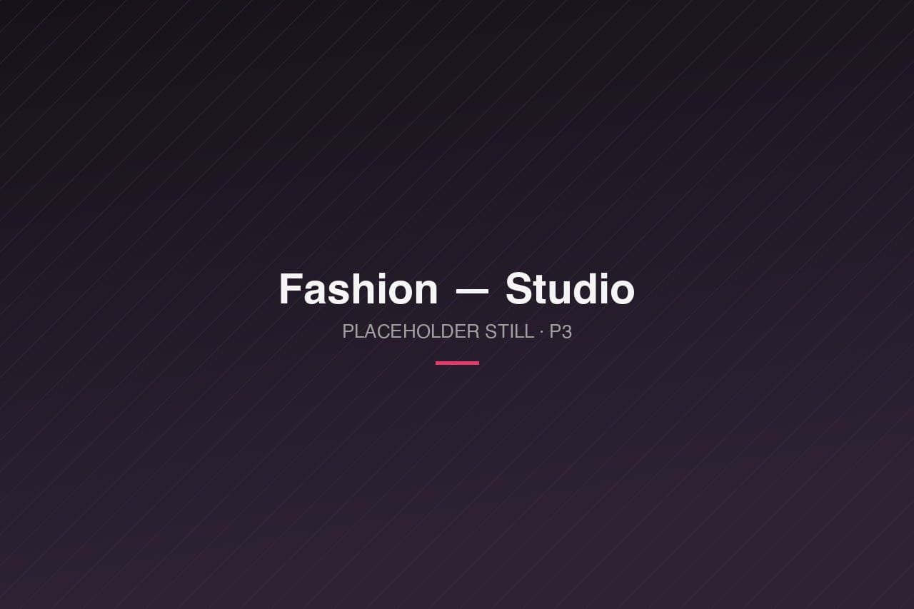 Fashion — studio